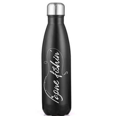Gone Fishing v2' Stainless Steel Water Bottle